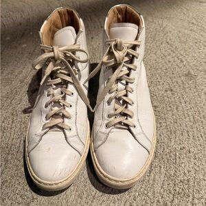 Common Projects Leather High Top Sneakers 
Size 6
